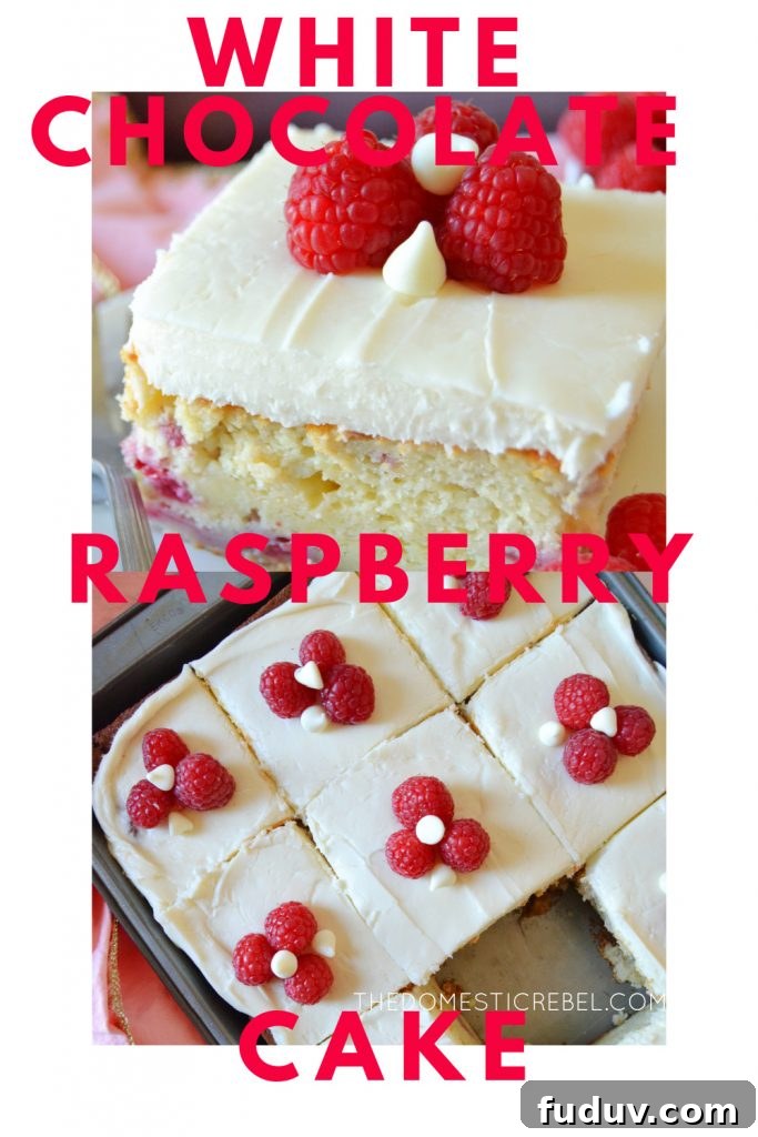 white chocolate raspberry cake photo collage