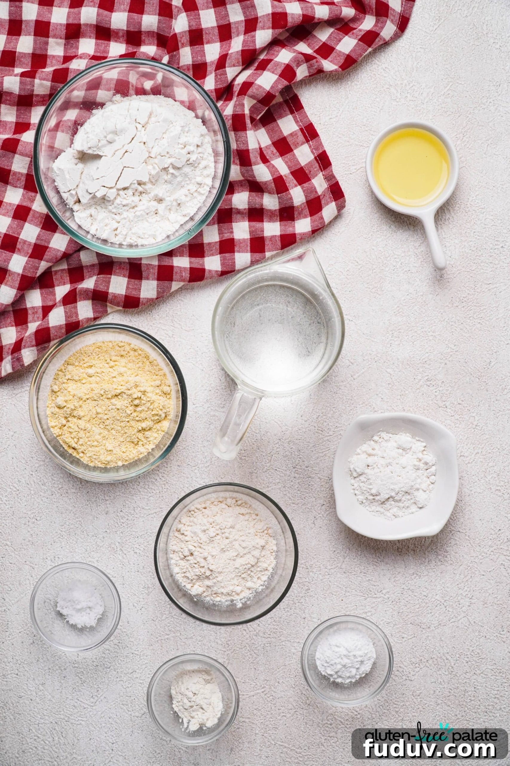 Gluten-free roti ingredients