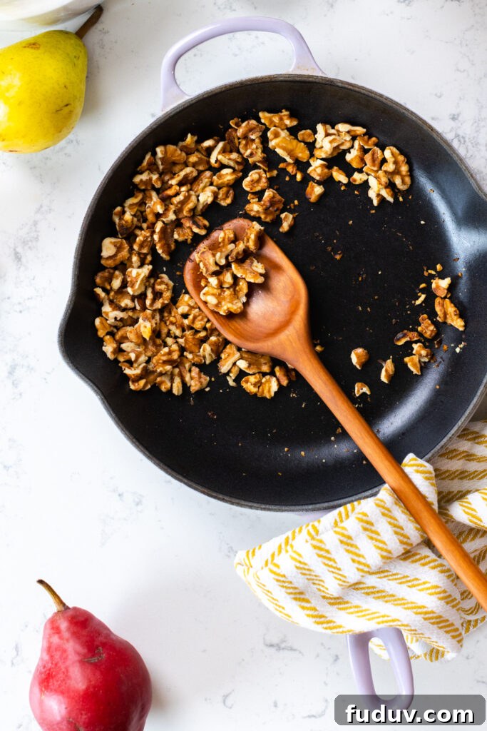 lightly toasted walnuts