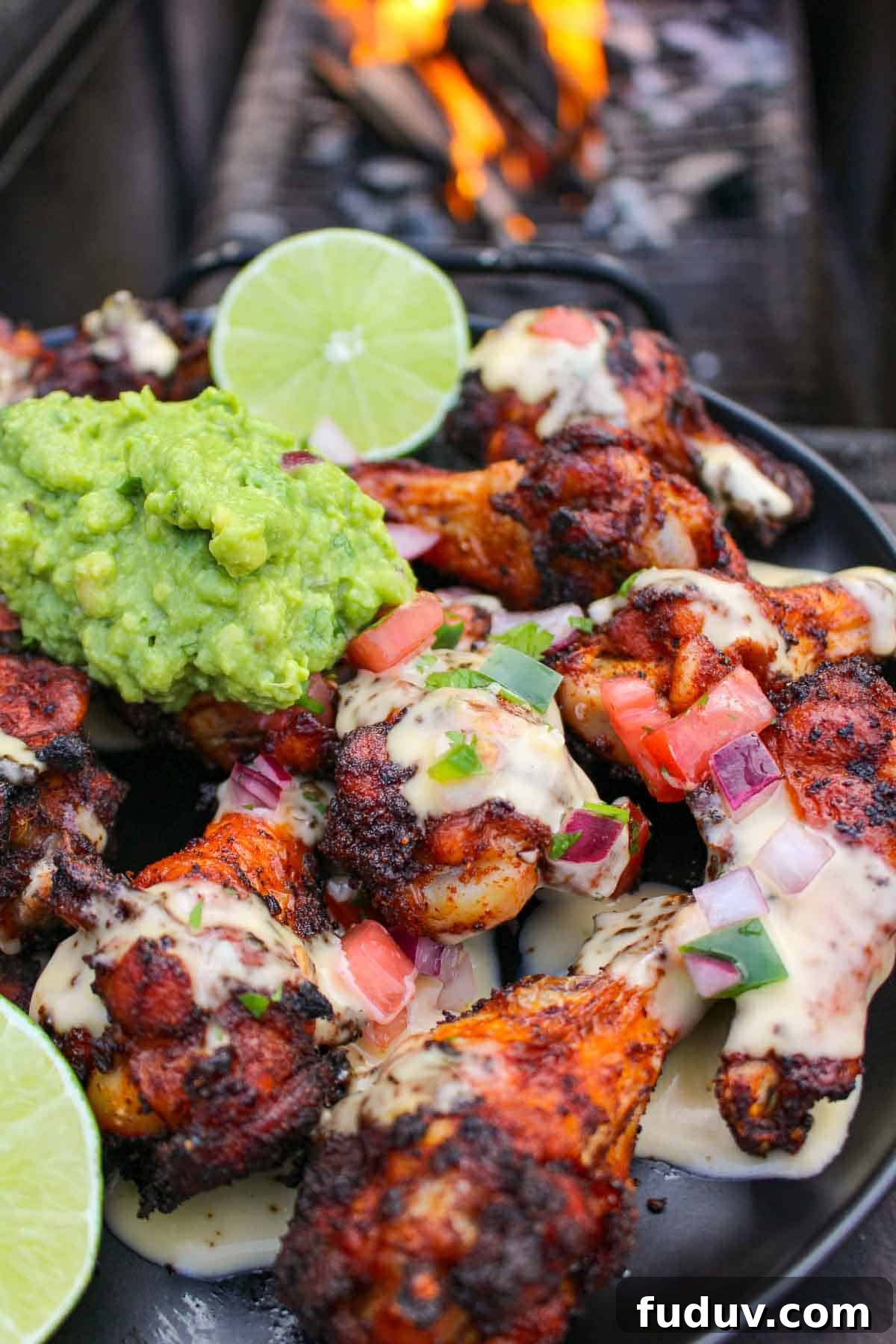 A close up shot of the finalized dish.