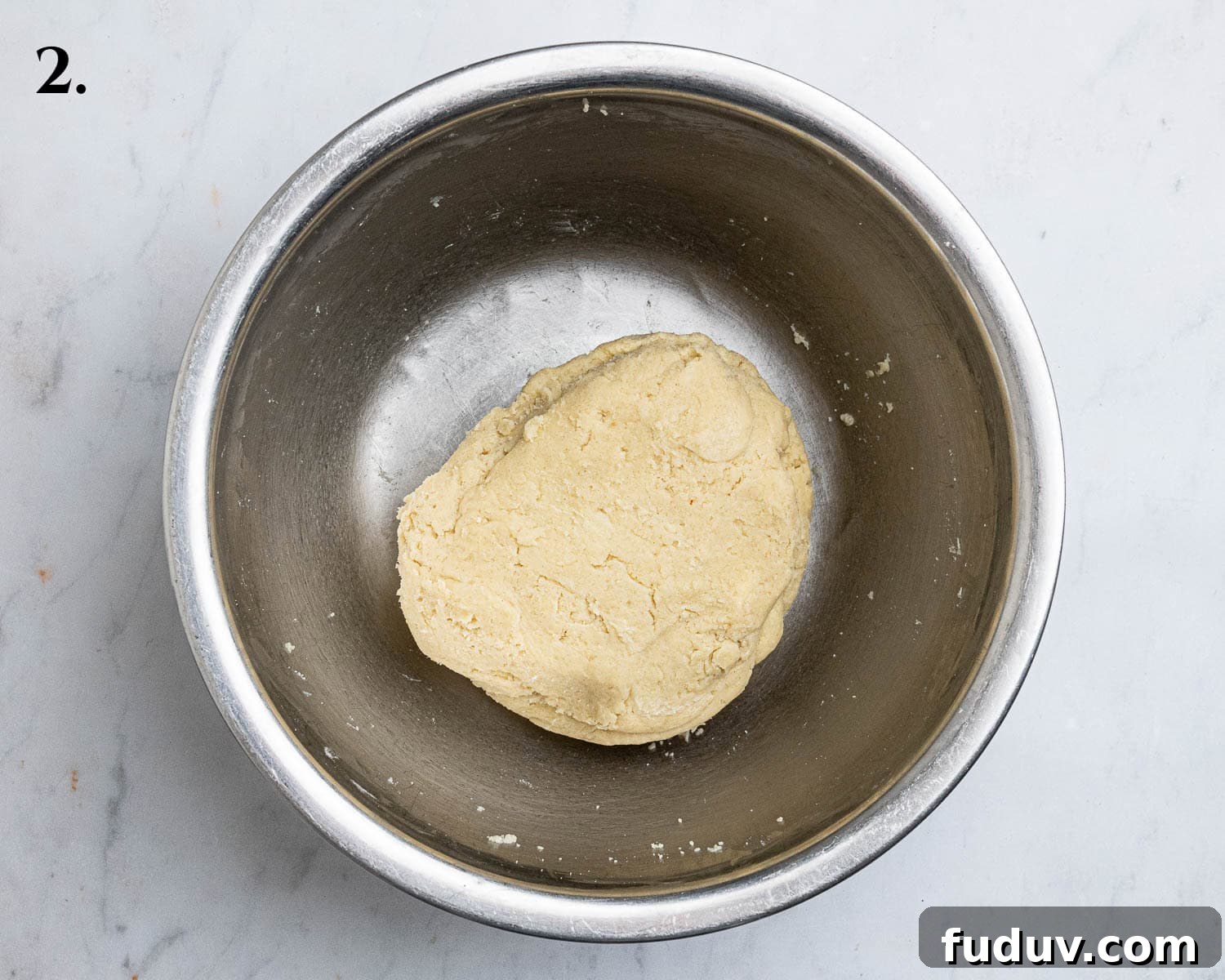 Step 2, the finished pastry.