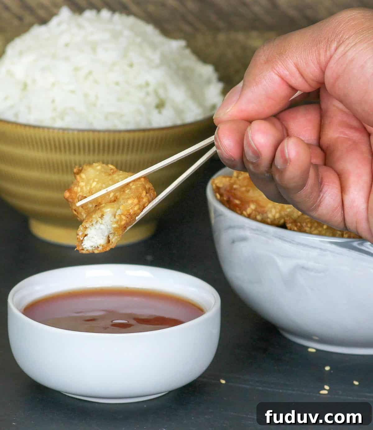 Crispy Crunchy Sesame Chicken