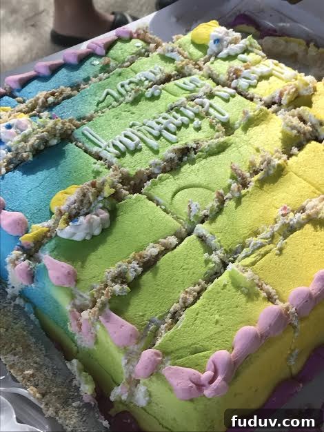 Trolls themed birthday cake