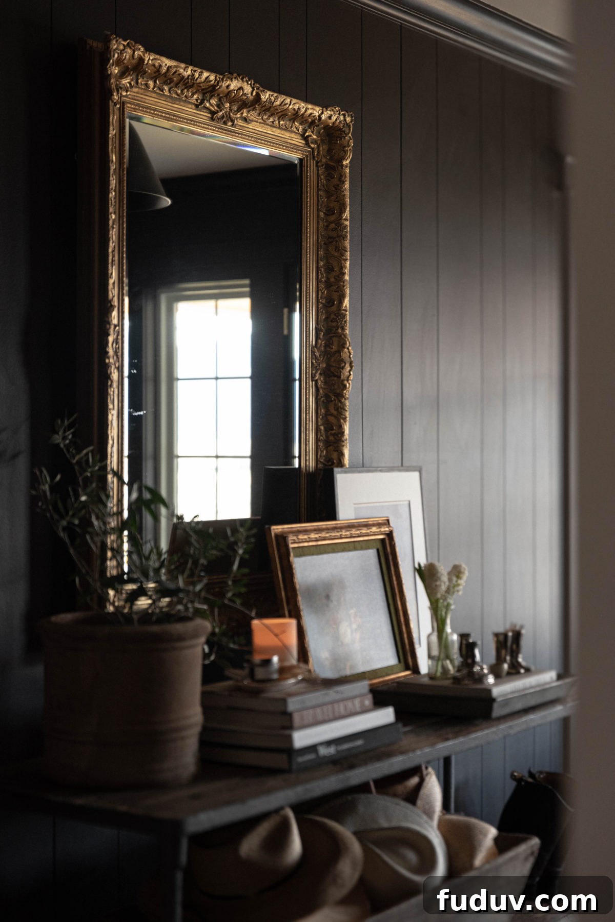 Shiplap in the entry way
