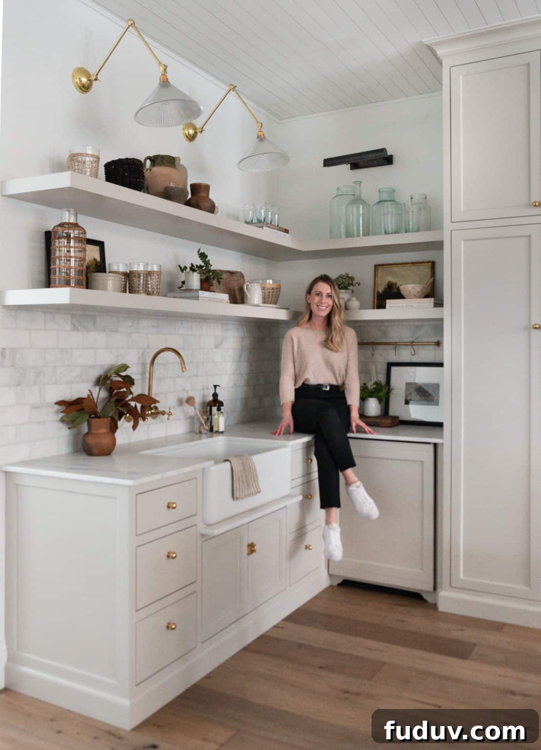 Small Kitchen with Shiplap