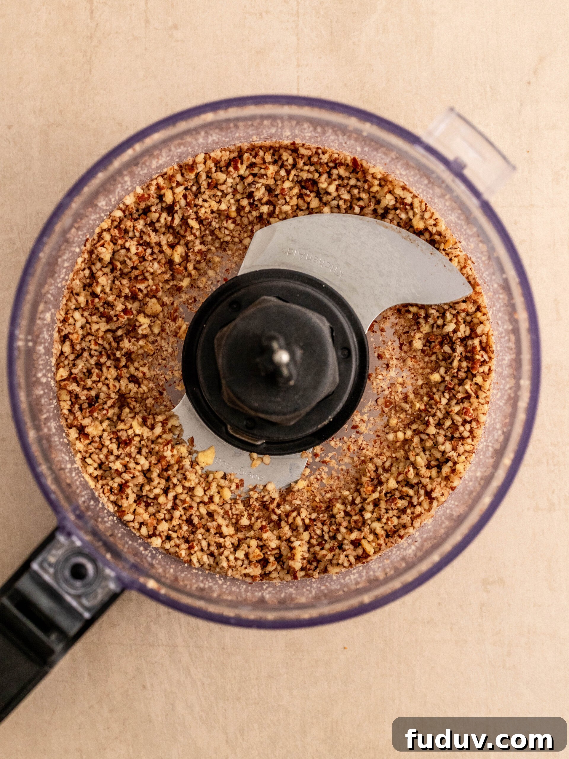 Step 1. Blend the pecan nuts