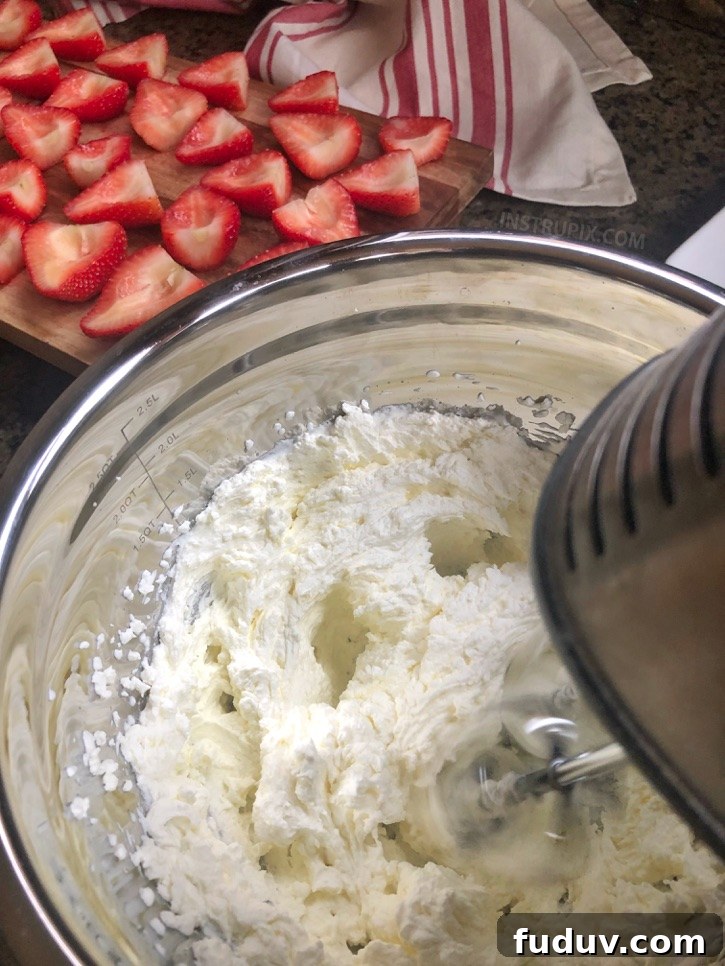Whipping cream for filling