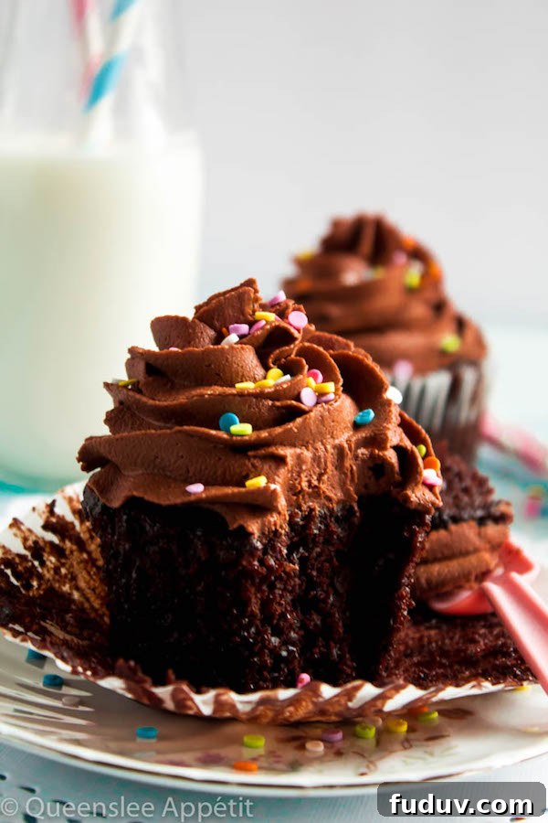 Vegan cupcakes being frosted