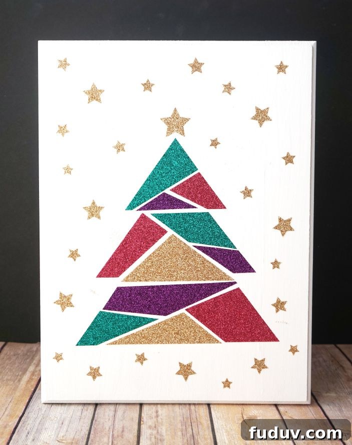 Modern Christmas Tree Sign