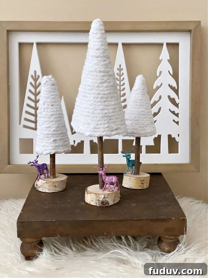 DIY Cone Christmas Trees