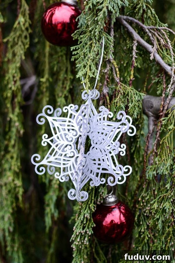 3D Snowflake Ornaments