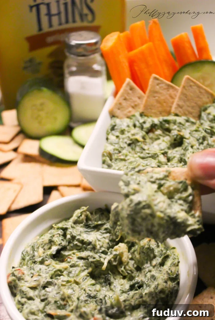 Creamy Cold Spinach Dip Without Artichokes — Superbowl Party Favorite 2 Easy Superbowl Spinach Dip