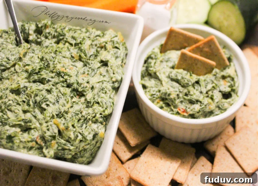 Creamy Cold Spinach Dip Without Artichokes — Superbowl Party Favorite 3 Easy Superbowl Spinach Dip
