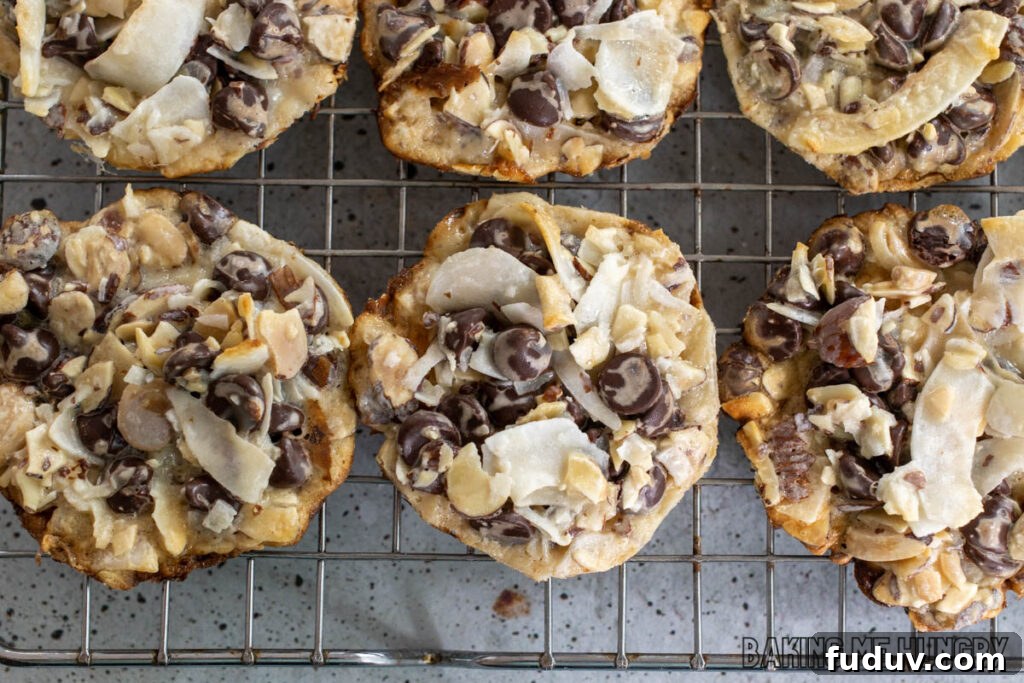 cooling rack with 4 ingredient almond joy cookies
