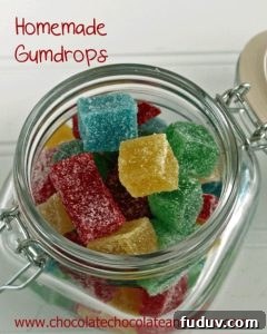 Homemade Gumdrops-fresher than anything you can buy. Makes a great food gift, adjust the flavors and colors for any occasion
