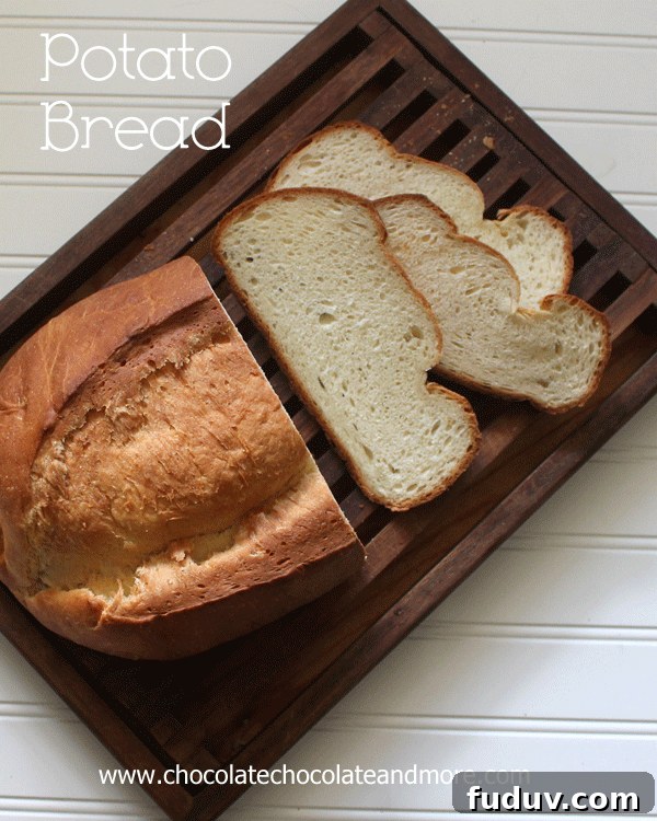 Potato Bread-made with instant potato flakes means you don't have wait for leftover mashed potatoes to make it.