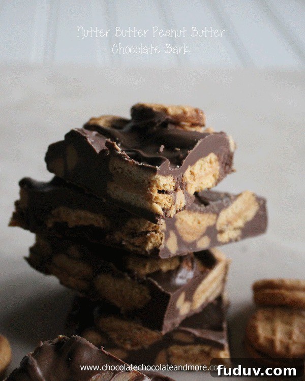 Nutter Butter Peanut Butter Chocolate Bark-ahhhhmazzzzzing!