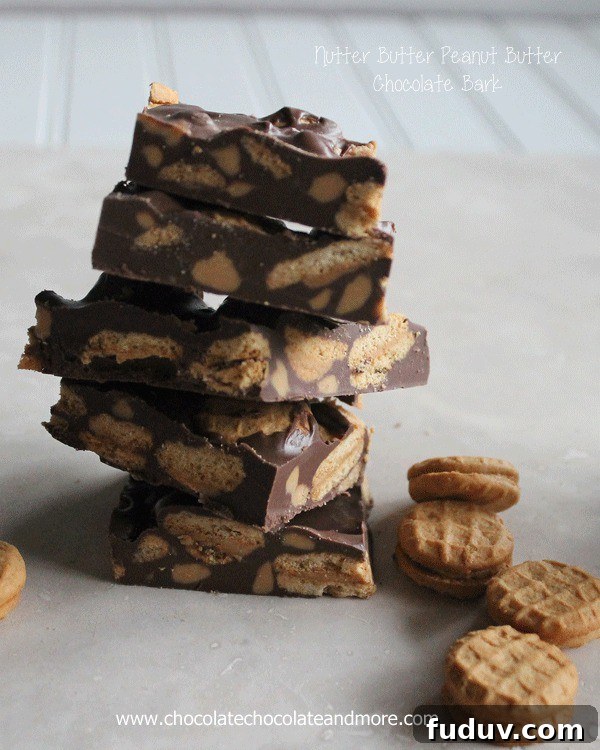 Nutter Butter Peanut Butter Chocolate Bark-ahhhhmazzzzzing!