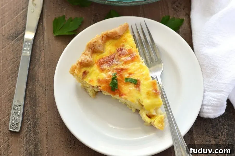 Ham and Cheese Quiche from What The Fork Food Blog | @WhatTheForkBlog | whattheforkfoodblog.com