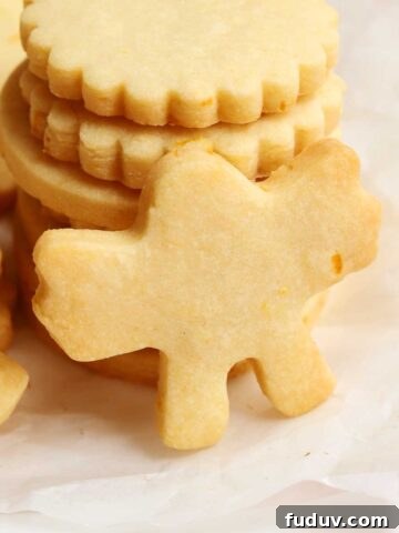 iced lemon shortbread cookies