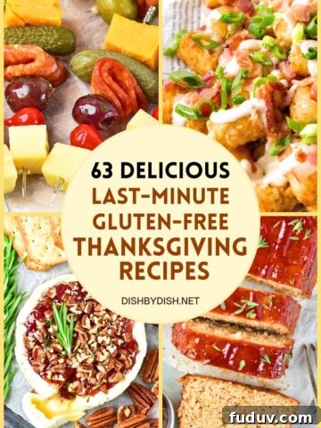Collage of images of thanksgiving recipes
