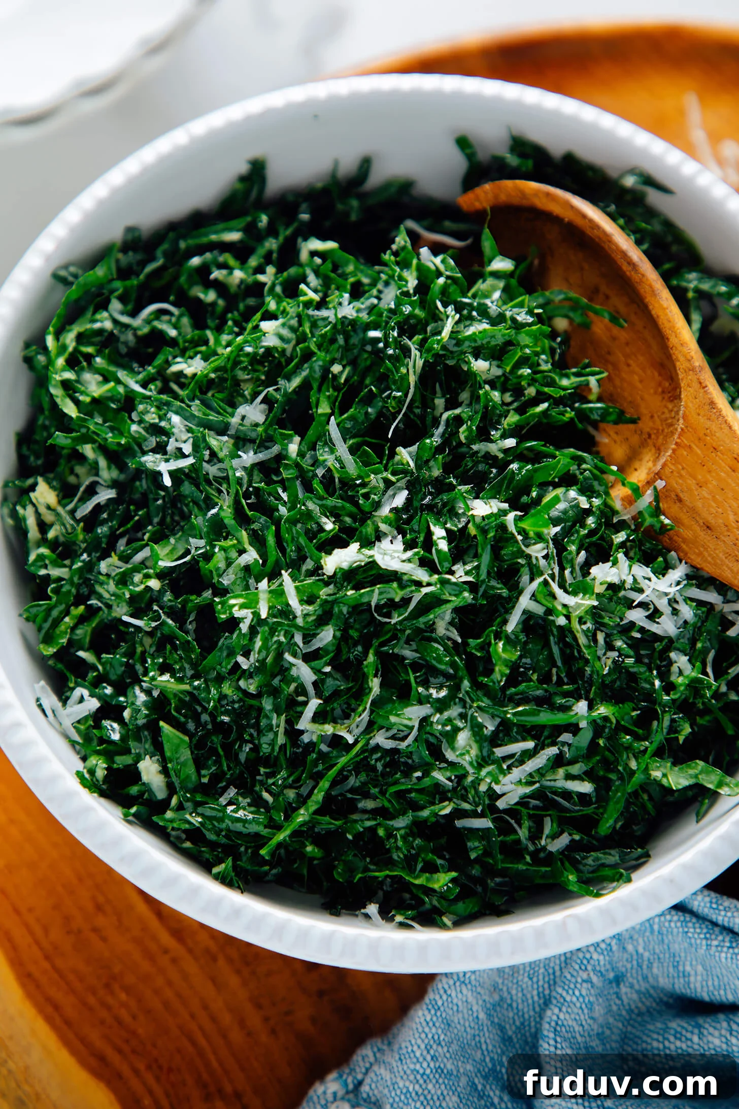 Zesty Lemon Kale Salad with Parmesan & Toasted Almonds 6 easy kale salad
