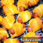 Crispy Air Fryer Pigs in a Blanket Recipe 16 Air Fryer Pigs in a Blanket