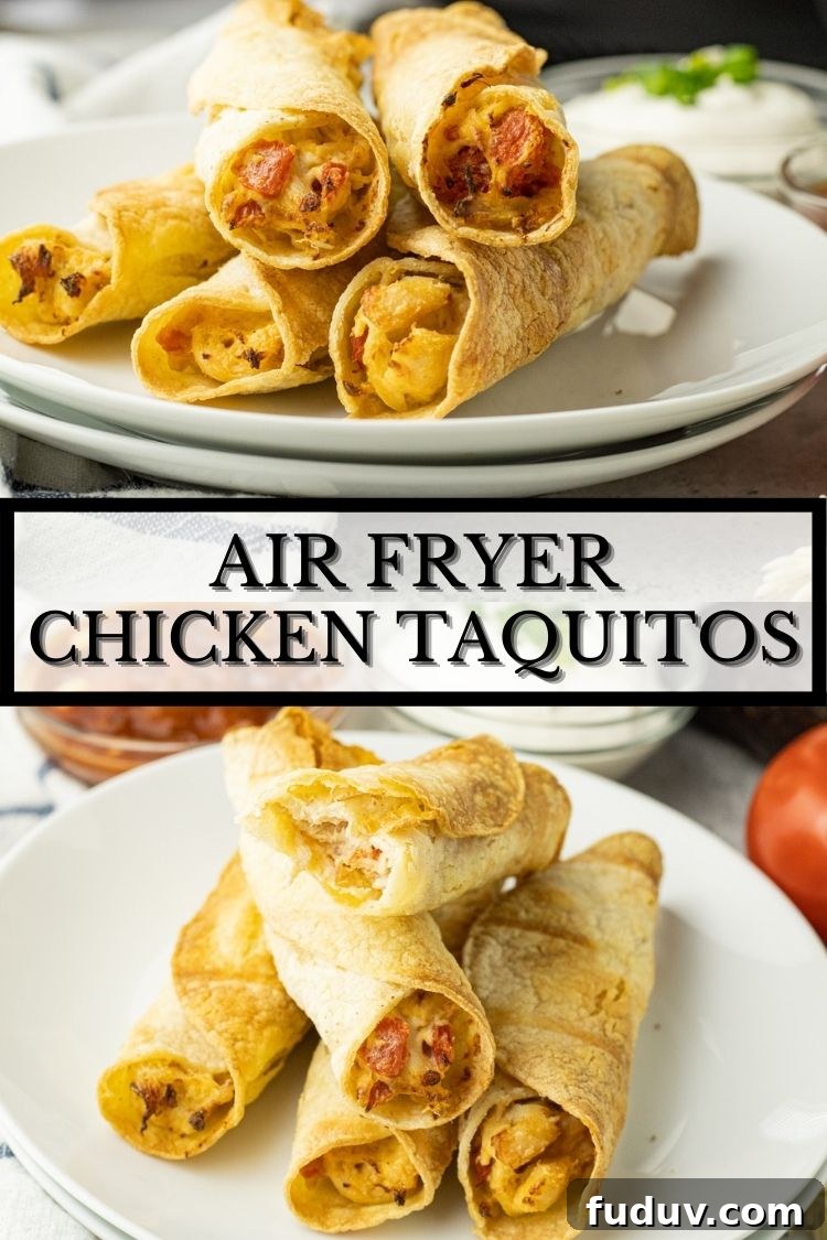 taquitos filled with chicken