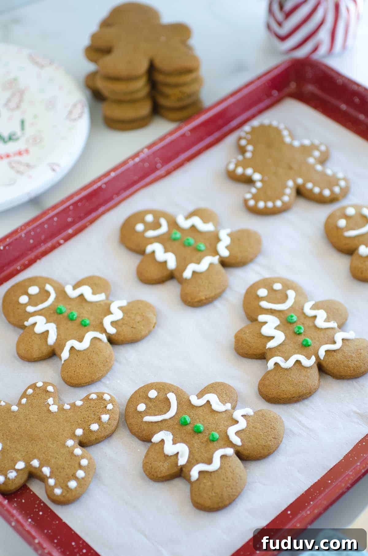 decorated gingerbread men cookies