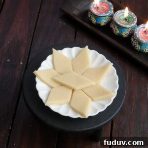 No-Cook Almond Katli Recipe — Quick Homemade Badam Burfi 2 No-cook almond katli