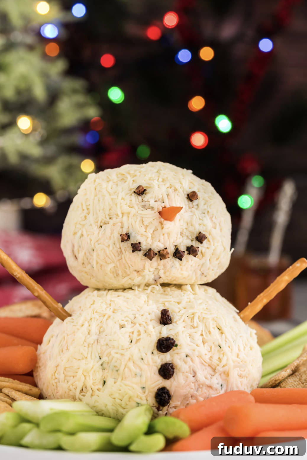 Snowman Cheeseball