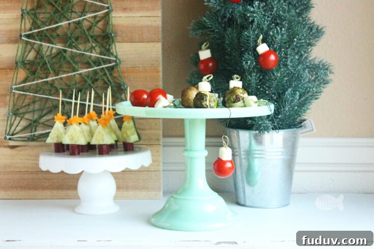 Mini Christmas Party Ornaments and Trees