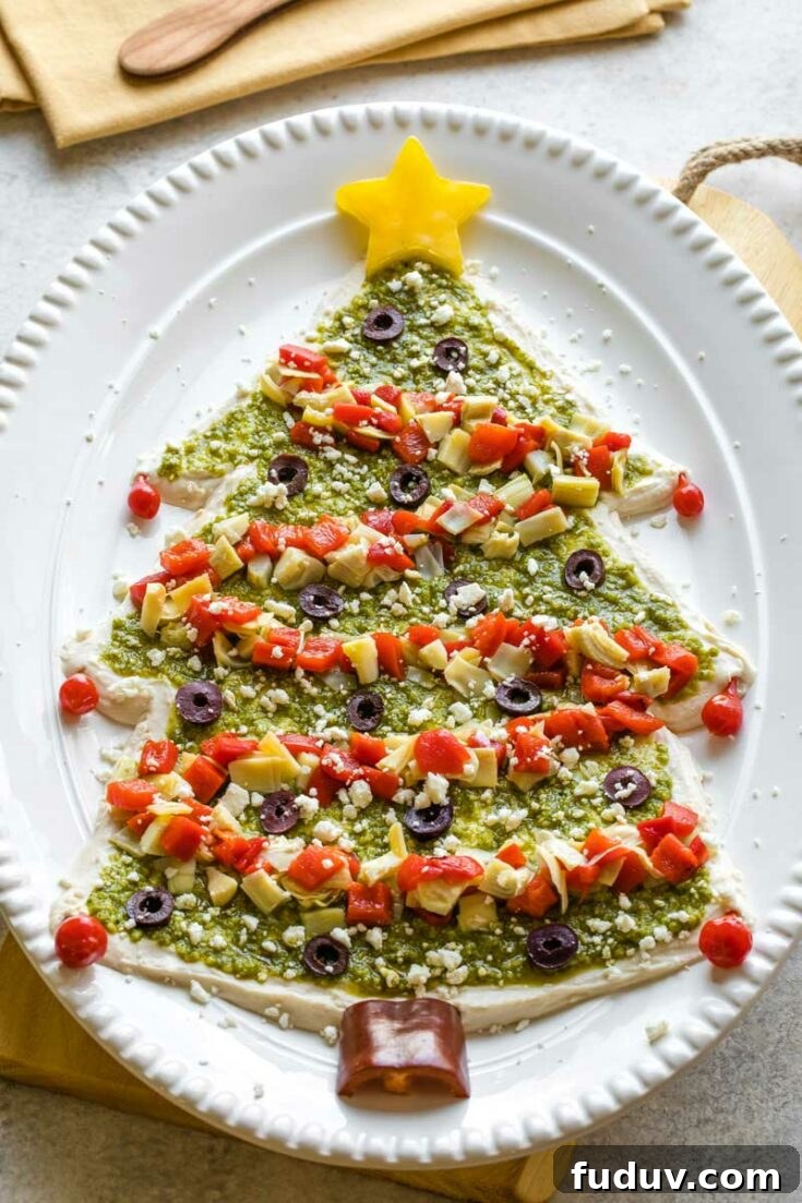Christmas Tree Dip