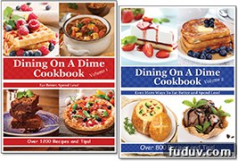 Dining On A Dime Cookbooks - Save on Groceries With Easy Recipes for Tasty Dinners!
