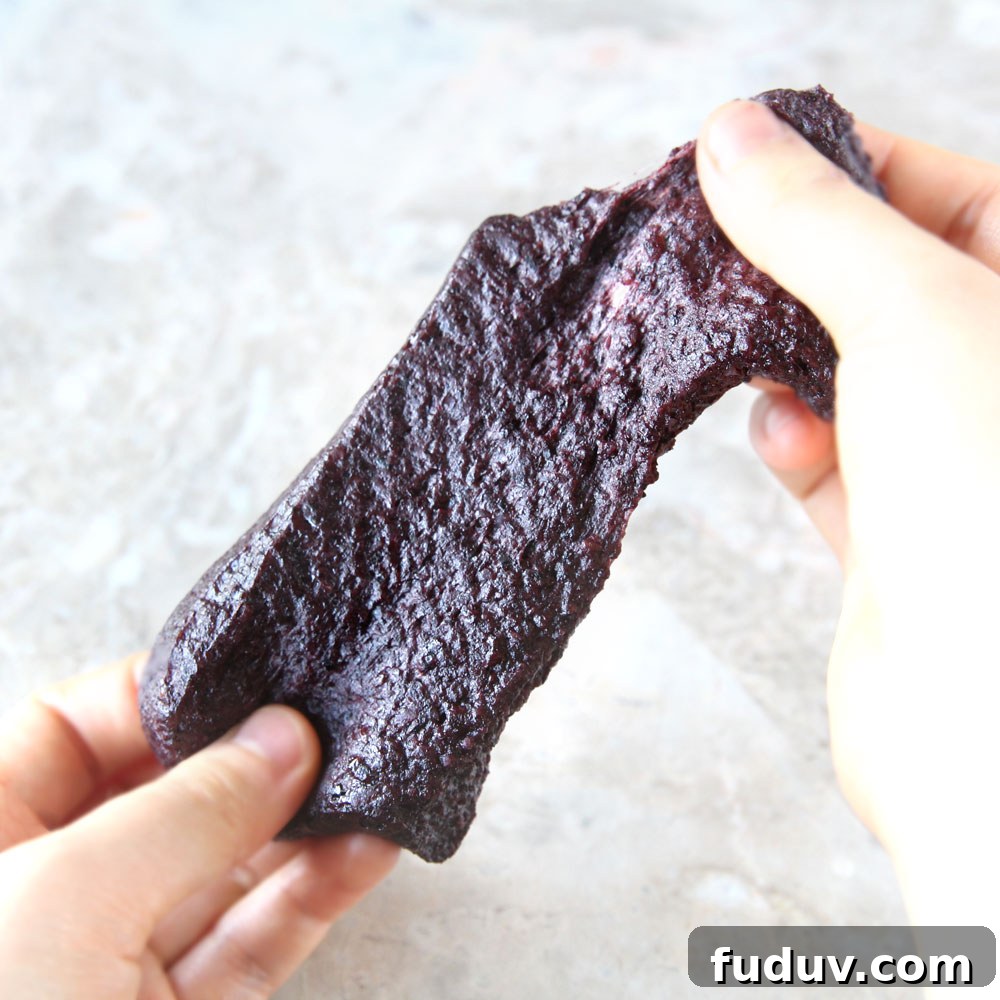 making black sweet rice mochi from scratch at home