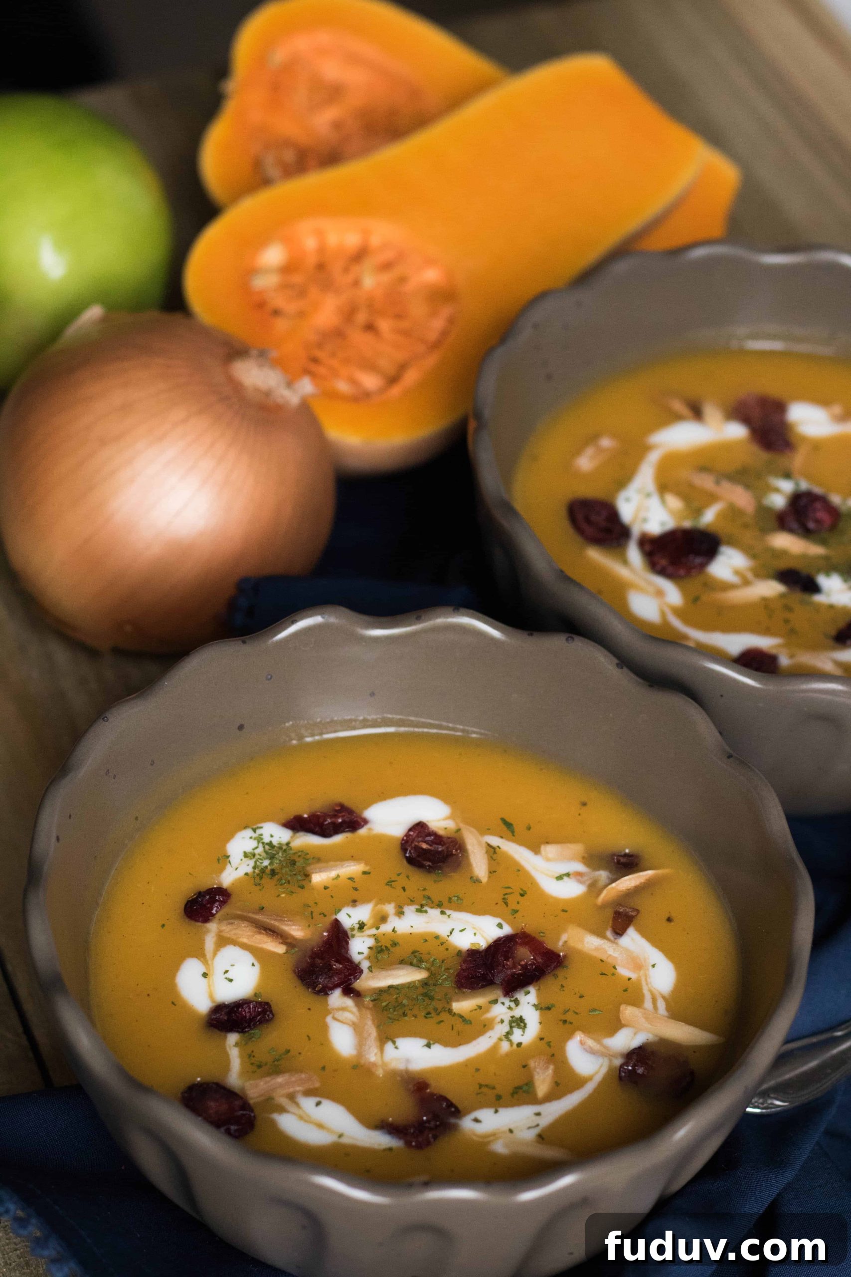 Butternut Squash and Apple Fall Soup Recipe 4 delicious butternut squash soup