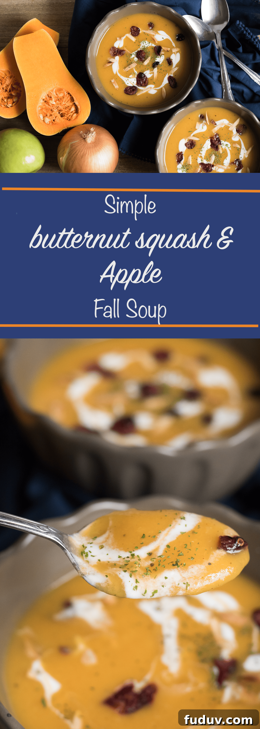 Butternut Squash and Apple Fall Soup Recipe 6 Simple butternut squash and apple fall soup
