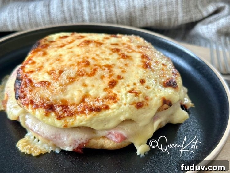 Keto Croque Monsieur Recipe: Low-Carb French Ham & Cheese Sandwich 8 img 595179 7