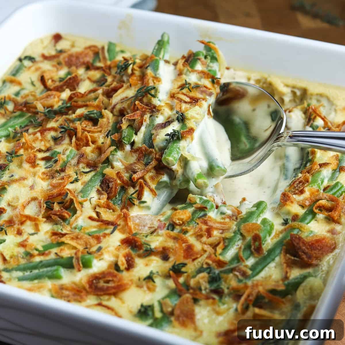Easy Vegan Green Bean Casserole