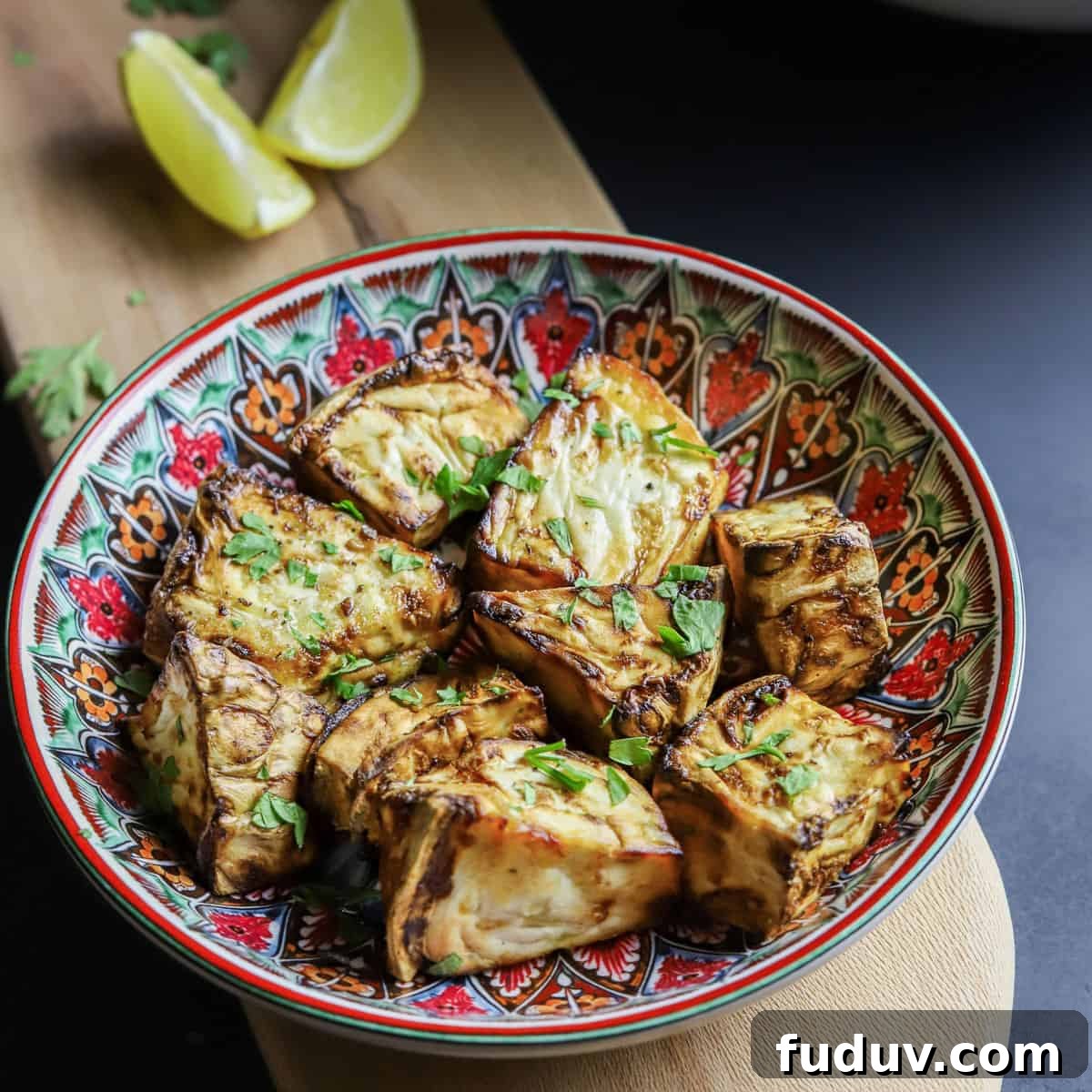 Quick Roast Celeriac with Lemon (Oven or Air Fryer)
