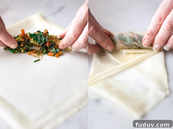 Rolling spring rolls