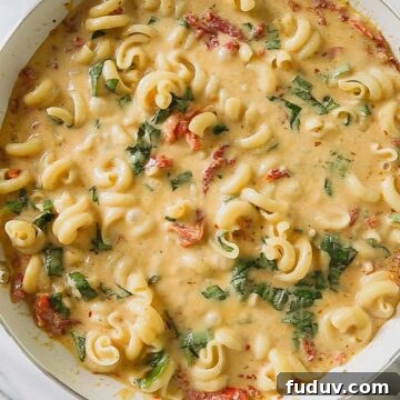 Creamy Sun-Dried Tomato Basil Pasta