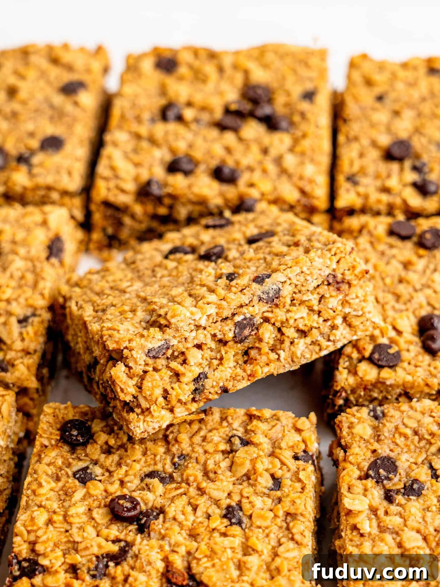 Chocolate Chip Flapjacks.