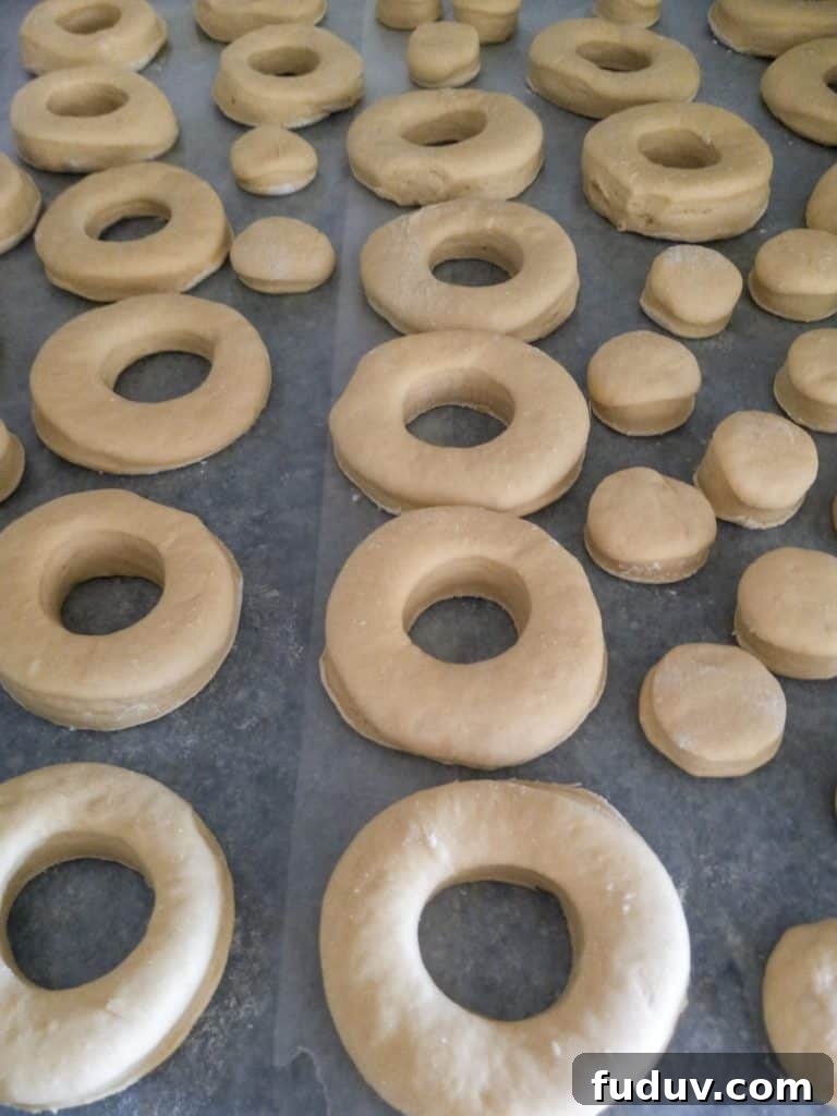 donuts left to rise