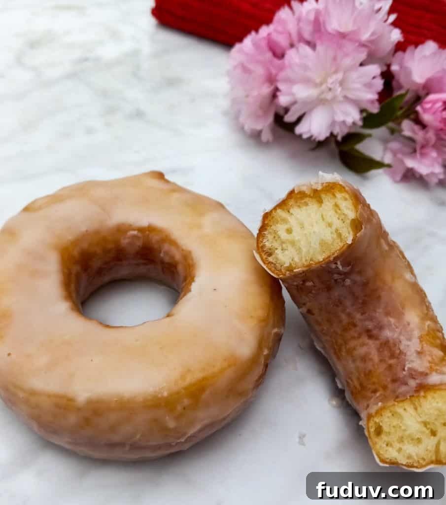frsh homemade glazed donut