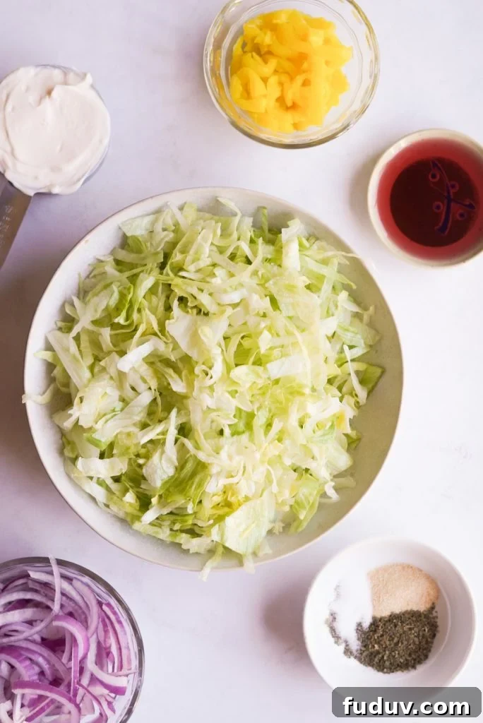 TikTok grinder salad ingredients