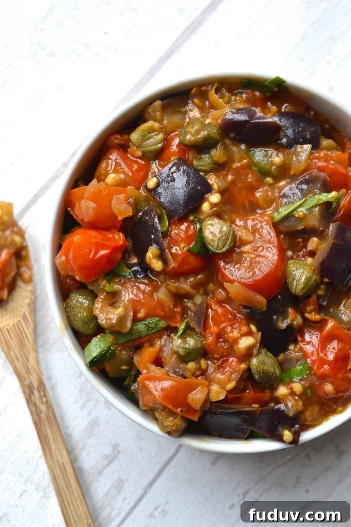 Eggplant Caponata | Every Last Bite Eggplant Caponata