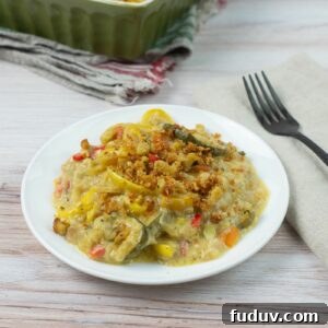 Yellow squash and zucchini casserole.