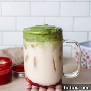 Strawberry Dalgona Matcha Latte Recipe: Creamy Whipped Green Tea Beverage 5 img 8124 4