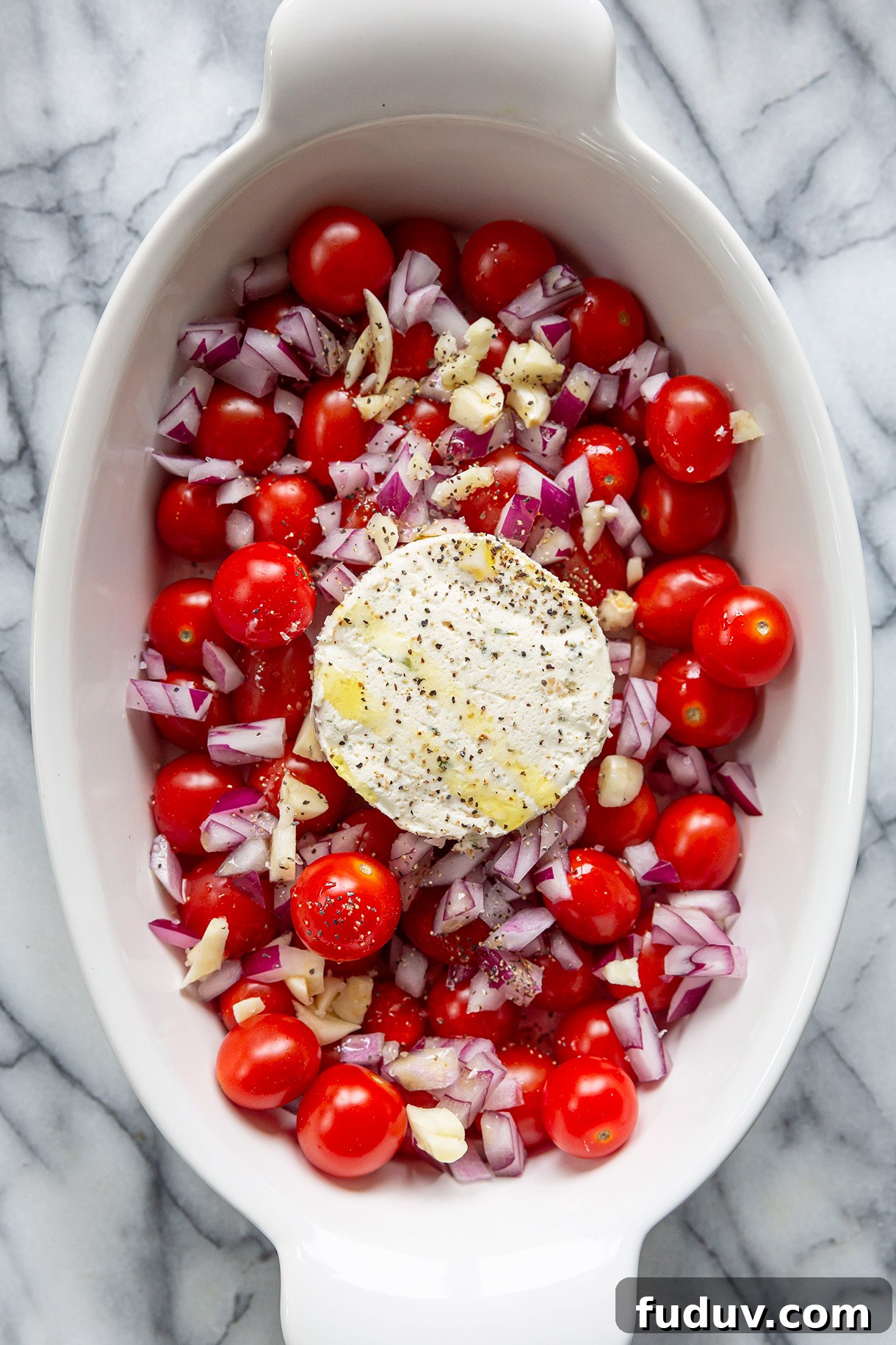 Baked Boursin Dip with Oven-Roasted Tomatoes 3 Baked Boursin Cheese Dip with Roasted Tomatoes